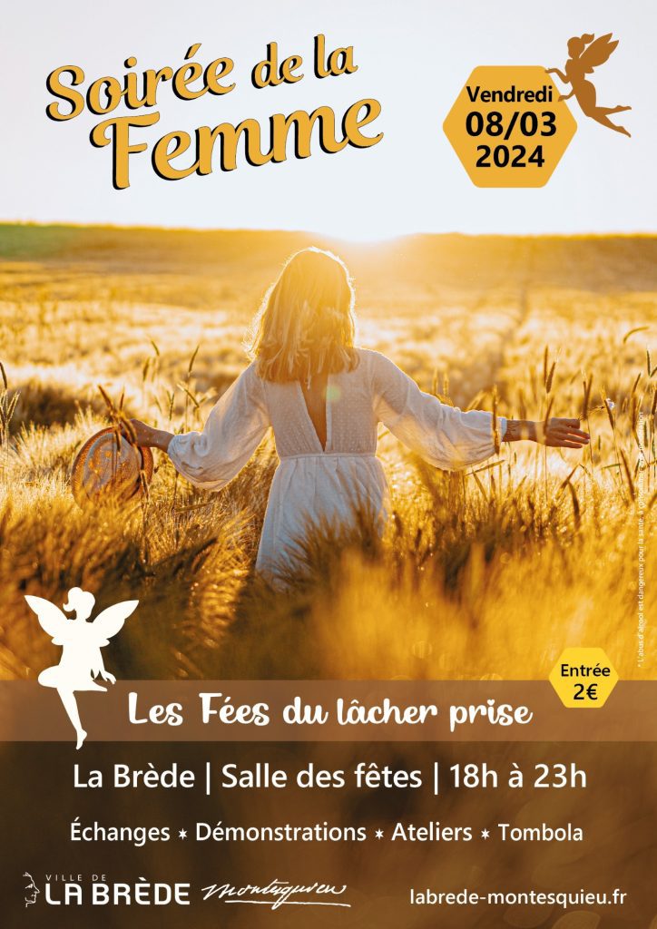 Affiche Soiree de la femme 2024 à LA BREDE