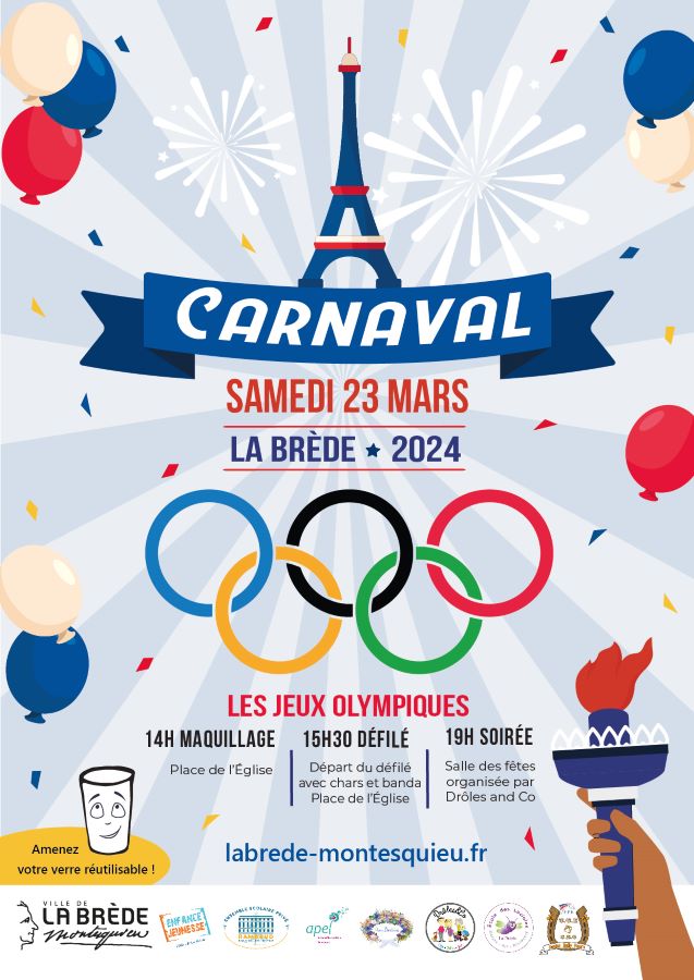 Affiche Carnaval LA BREDE 2024