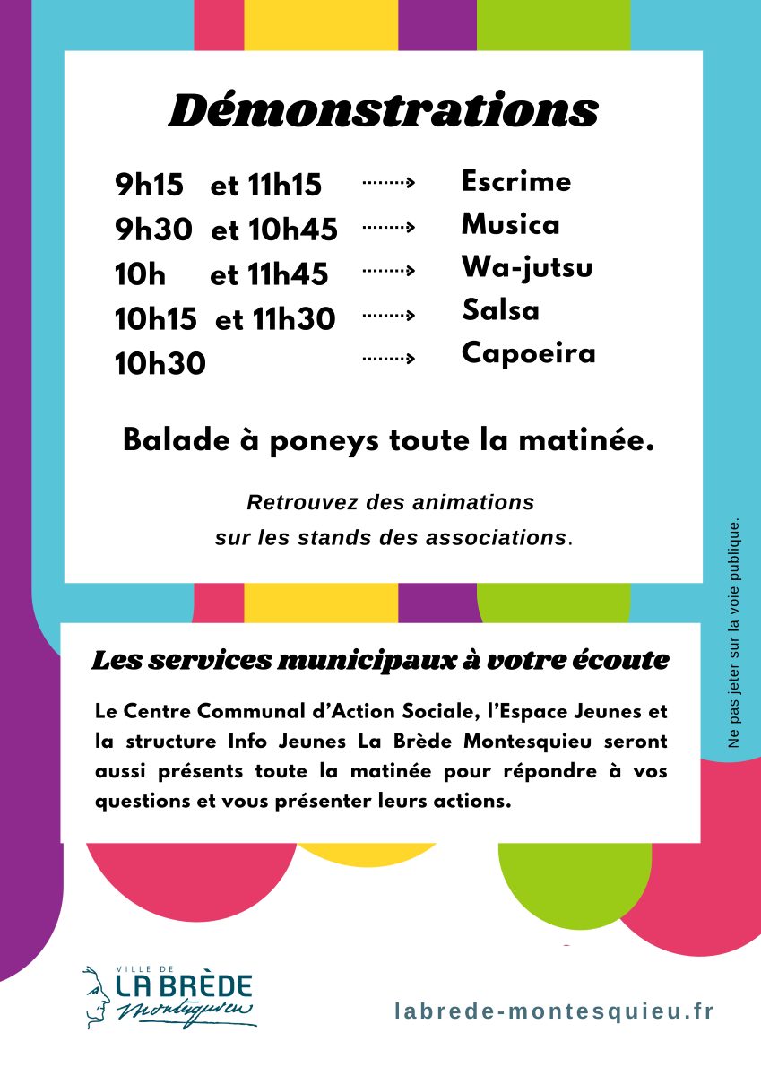 Forum des associations 2026 La Brede