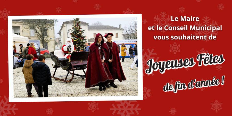 Joyeuses fêtes à La Brède