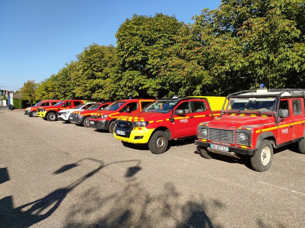Accueil des sapeurs pompiers à La Sauque